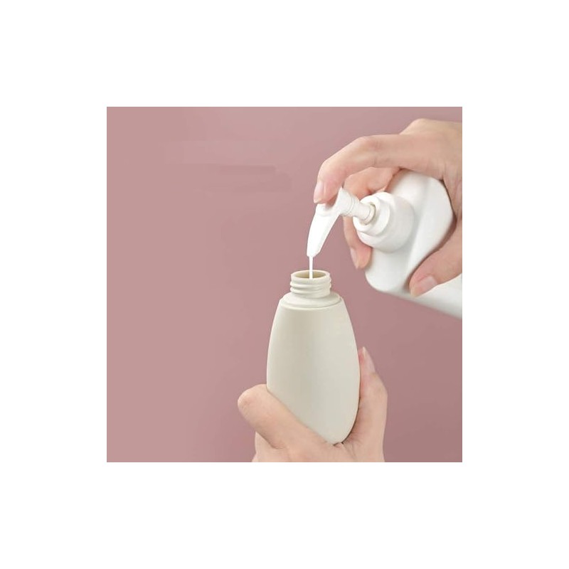 ZALUJMUS Botella de viaje, juego de 3 recipientes recargables a