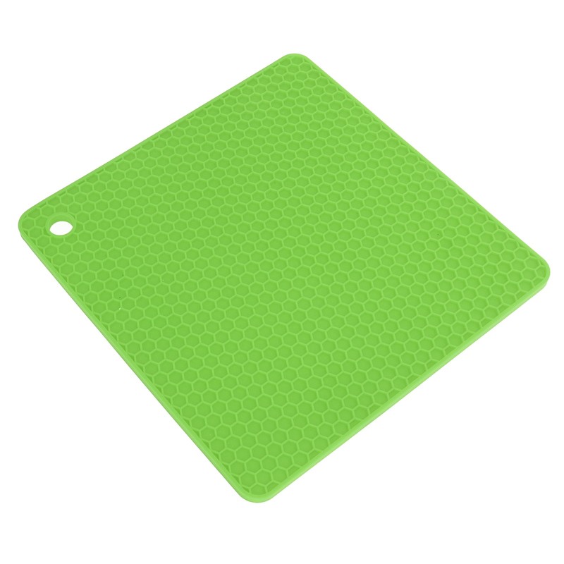 5Pcs Silicone Trivet Mat Square Round Honeycomb Hot Pad Non