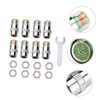 ULTECHNOVO 1set Car Tire Pressure Monitor Caps Valve Caps Tyre