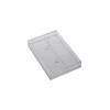 Oval Multimedia Cassette Tape Storage Standard Plastic Case 1 Clear