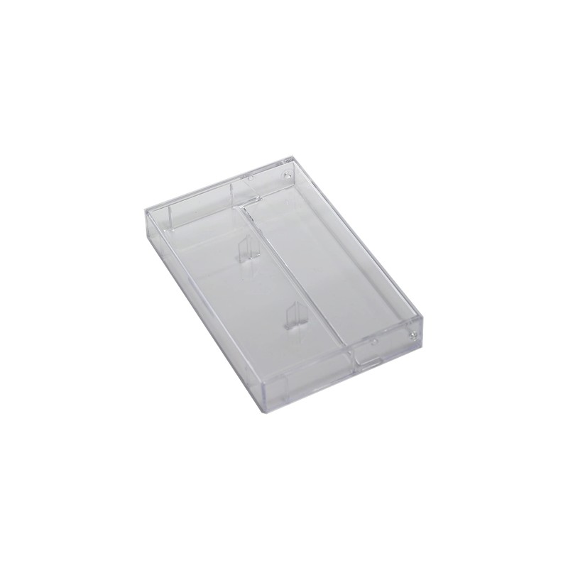 Oval Multimedia Cassette Tape Storage Standard Plastic Case 1 Clear