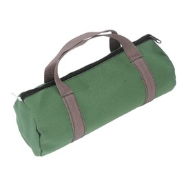 Tool Bag, 168-3 Waterproof Canvas Tool Bag, Wide Mouth Heavy Duty Portable Large Capacity Handbag Multifunctional Tool Bag, for Storing Wrenches, Screwdrivers, Pliers, Nails(S)