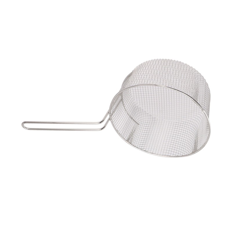 Frying Basket Stainless Steel Long Handle Reusable Rust Resistant Fry