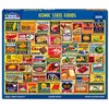 White Mountain Iconic State Foods Puzzle 1000 Piece American Food