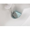 Toilet Brush with Slim Holder Flexible Anti-Drip