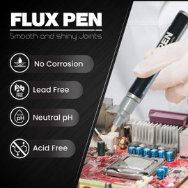 Solder Flux Pen (10 ml) I Liquid Solder Flux I Soldering Flux I Electrical Solder I No Clean Liquid Flux I Rosin Flux I Soldering Flux for Electronics I Lead Free Liquid Solder I Flux for Soldering I