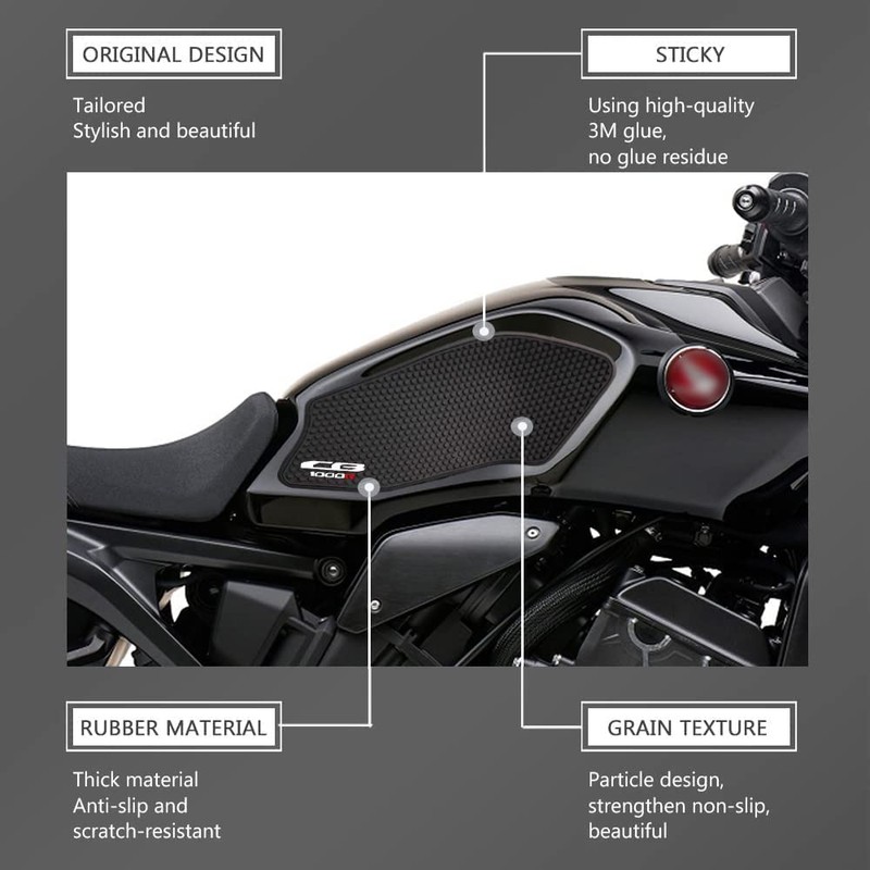 2023 CB1000R Motorcycle Anti Slip Tank Pad Sticker Protective Knee