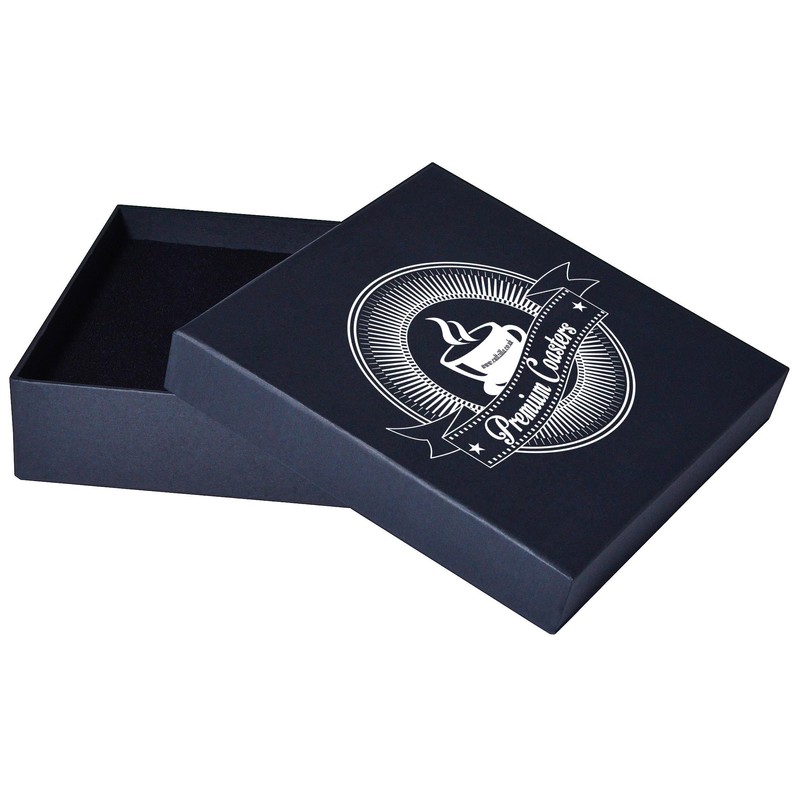 Alice Coasters In Gift Box, with White Rabbit, Mad Hatter