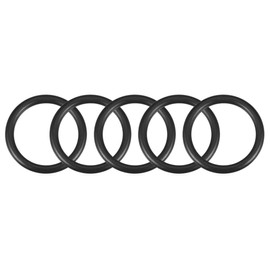 TA-VIGOR 5 Stück O Ring Dichtungsringe, 38 mm Außendurchmesser, 28 mm Innendurchmesser, 5 mm Breite Schwarz Gummischeiben Dichtungs