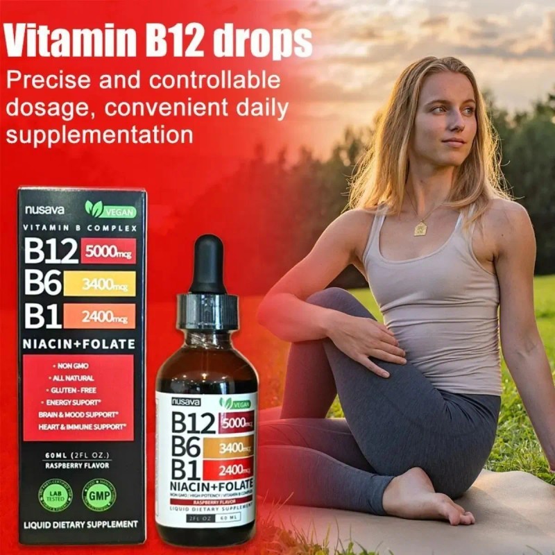 Complejo Vitamina Sublingual Vegano Hecho Usa
