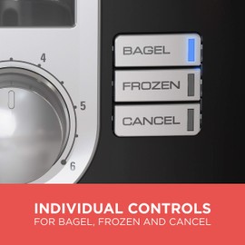 BLACK+DECKER BLACK+DECKER 2-Slice Toaster, T2569B, Extra Wide Slots, 6 Shade Settings, 850 Watts, Crub Tray, Cancel Button