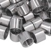 50Pcs M8 Female Thread Coupling Nut Rugged Stainless Steel Maintenance