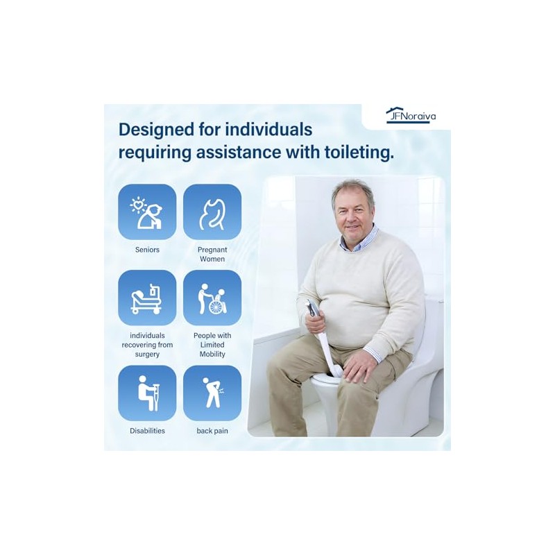 Toilet Aids for Wiping Bottom – Ideal for People Overweight,Elderly,