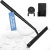 BADIONA Telescopic Shower Squeegee Black - With Suction Hook &