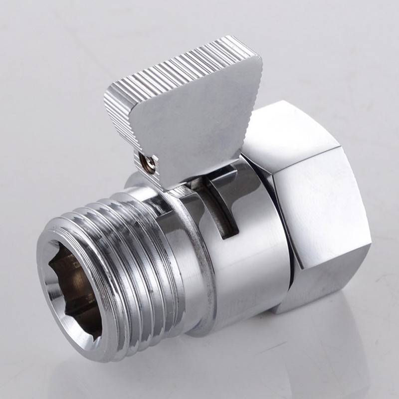 KES Shower Shut Off Valve G1/2" Brass with Handle Lever