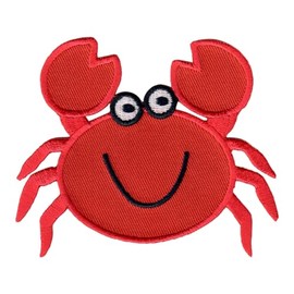 PatchMommy Crab Iron On Patch - Appliques for Kids Children