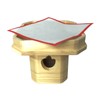 Shinwa Handmade Traditional Crafts, Sanho No. 4, Red Frame with