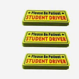 Unbranded New Student Driver Car Stickers, Magnetic, Water proof And UV Resistant