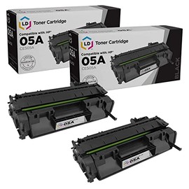 LD Compatible Toner Cartridge Replacements for HP 05A (Black, 2-Pack)