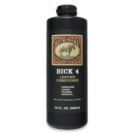 Bickmore Bick 4 Leather Conditioner 32 Fl Oz - Best Since 1882 - Leather Cleaner & Conditioner - Restore Polish & Protect All Smooth Finished Leathers