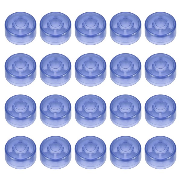 sourcing map 20 Pcs Footswitch Toppers Guitar Pedal Button Caps
