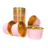 Baking Cup Liners Pink– 100pcs for Cupcakes Muffins Desserts -
