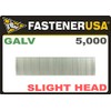 1" SLIGHT HEAD BRAD NAILS 18GA GALV 5,000ct | AY13