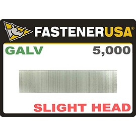1" SLIGHT HEAD BRAD NAILS 18GA GALV 5,000ct | AY13