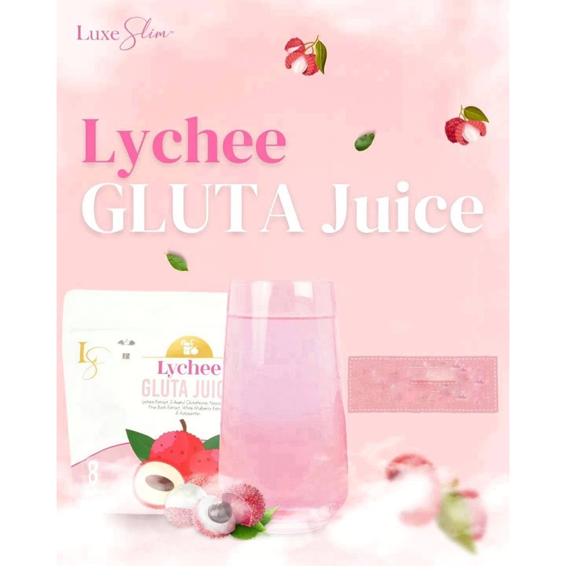 Luxe Slim Half Kilo Lychee Gluta Juice 500g