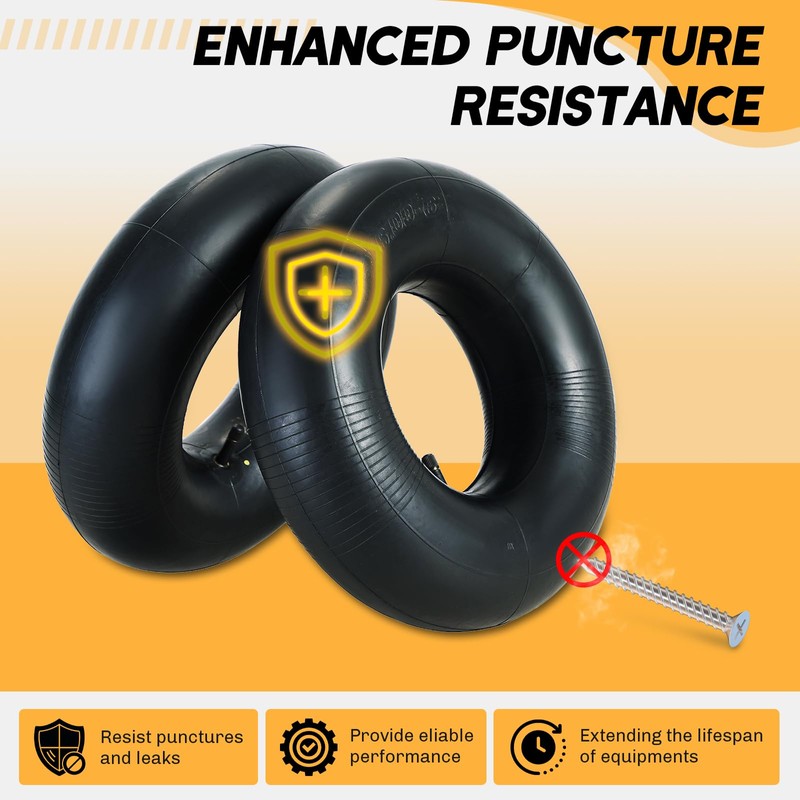 weyleity 2 Pack 15x6.00-6 Inner Tube | Durable Replacement Tire