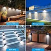 Peasur [6 Packs] Solar Lights Outdoor Motion Sensor Solar Security
