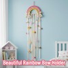 ZHLKHIOP Bow Organizer for Girls, Hairbow Organizers and Claw Clip