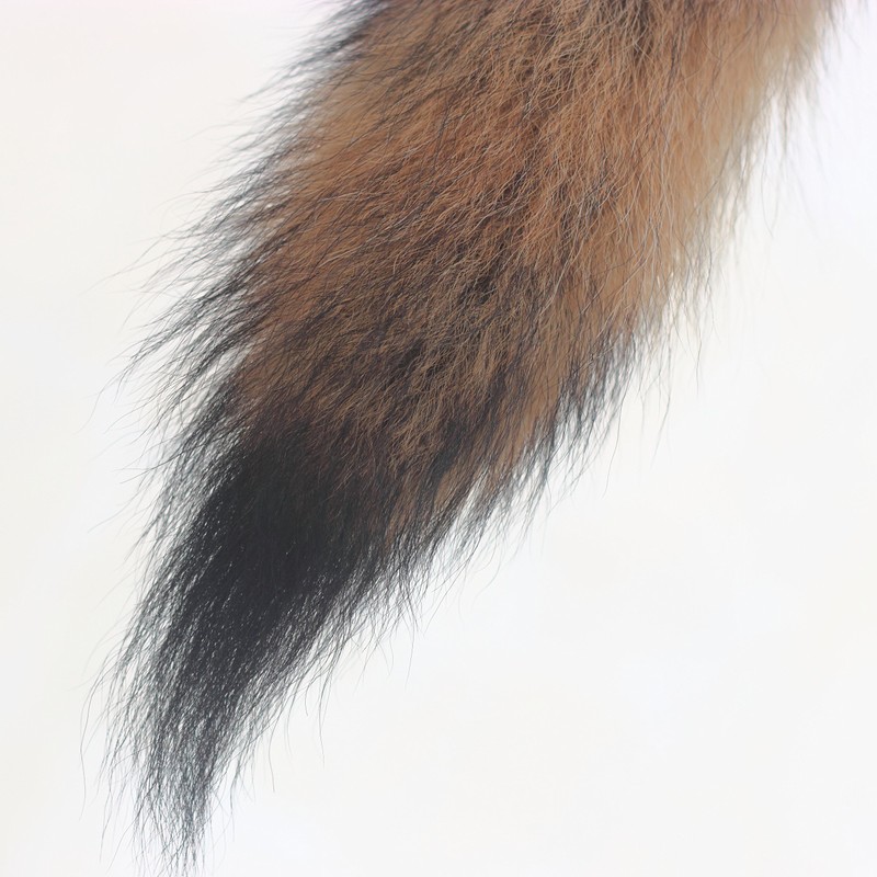 Chunxiao Fluffy Fox Tail Fur Cosplay Toy Cyote Prairie Wolf