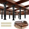 8 Pack Adjustable Bed Support Legs, 9 to 16.5 Inch