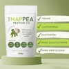 HAPPEA 100% Pea Protein 300 g, Vegan Protein Powder, Purely