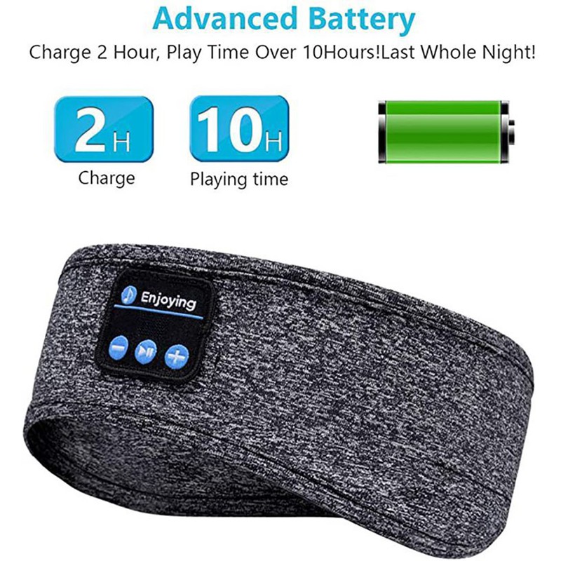 Sleep Headphones BT Headband Soft Sleeping Wireless Music Sport Headbands