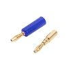 10PCS Banana Plugs 4mm Audio Jack Connector Solderless Six Blade