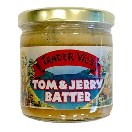 Trader Vic's Tom & Jerry Batter 8.5 Oz. X 2-Pack with Stainless Steel Stirring Spoon (3-Pc Set)