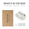 Ravinte 10 Pack 5 Pairs Semi-Overlay 1/2 inch Self-Closing Face