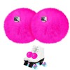 GUIFIER 2 PCS 8cm Roller Skate Pom Poms with Bells