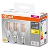 Osram LED Base Classic P Lamp, drop-shaped with E14 socket,