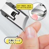 UrbanPulse Beveled Nail Clipper Large Opening Stainless Steel Shatterproof Professional