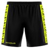 GIVOVA Giallo Fluo/Nero Unisex Poly Band Tracksuit Bottoms, Giallo Fluo/Nero