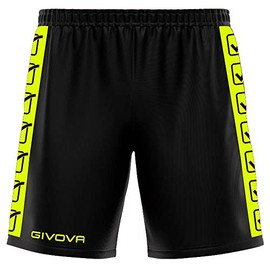 GIVOVA Giallo Fluo/Nero Unisex Poly Band Tracksuit Bottoms, Giallo Fluo/Nero
