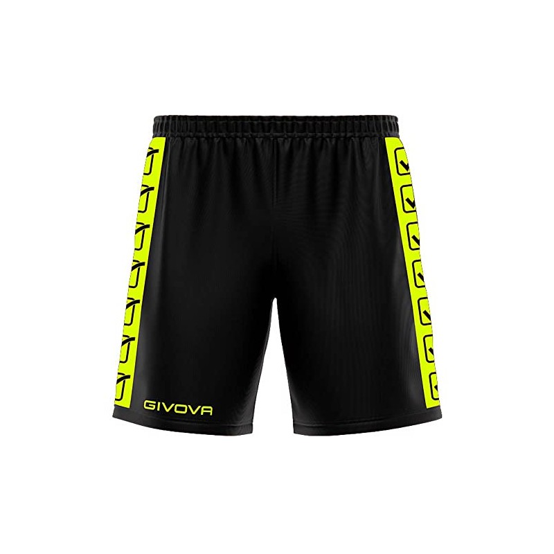 GIVOVA Giallo Fluo/Nero Unisex Poly Band Tracksuit Bottoms, Giallo Fluo/Nero