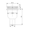 SANIT SHOWER DRAIN 90 MM