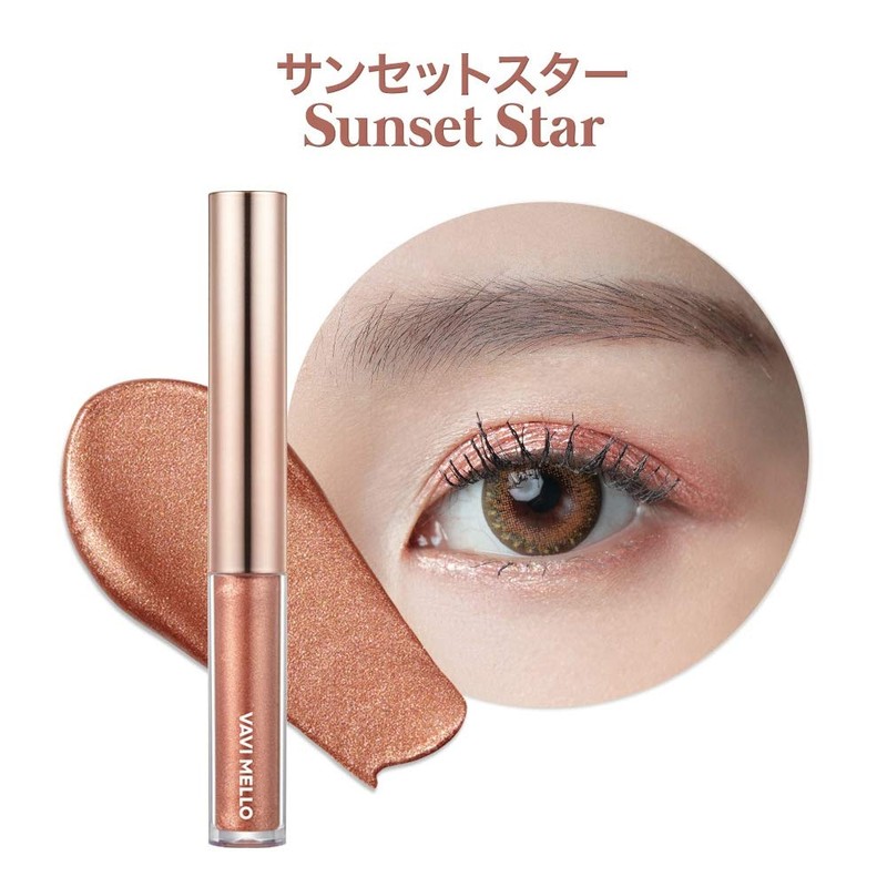 VAVIMELLO TWINKLE GLITTER 01 SUNSET STAR EYE SHADOW 0.07 oz