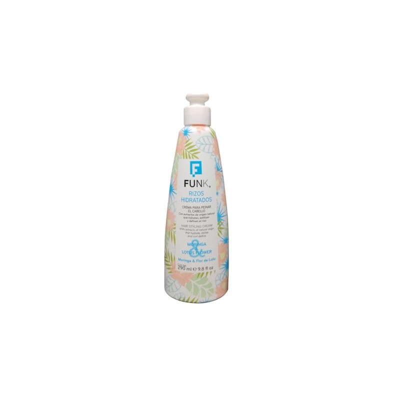 Funk, Crema para Peinar Cabello Rizado, 290 ml