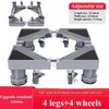 Adjustable Appliance Base Stand for Washer and Refrigerator – Locking