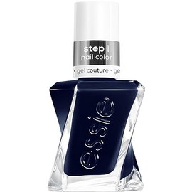 essie gel couture nail polish, caviar bar, navy blue nail polish, 0.46 fl. oz.